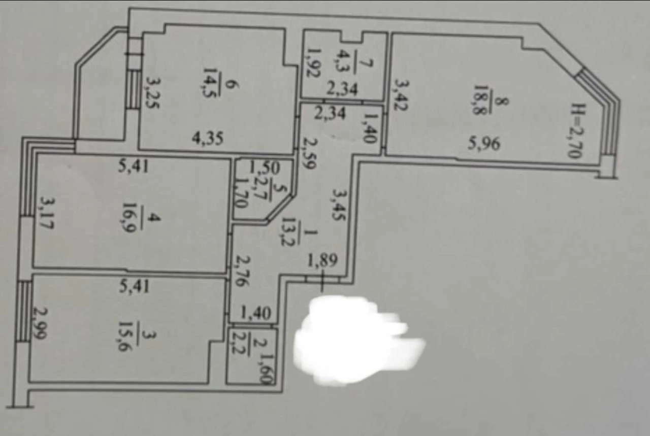 3-кімнатна квартира в ЖК "Real Park" від СК STIKON, 90 м2 дв