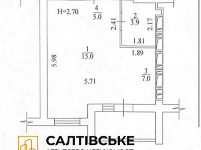 Apartment. Kharkiv, Barabashova St.