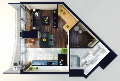 Продам 31м студию в ж/к Unity Towers (Одесса, Аркадия)