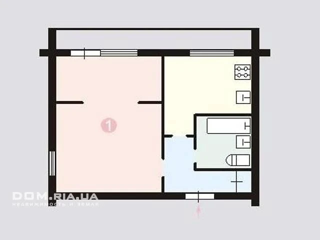 I will sell an apartment with a large balcony in the Center, Voznysenovsk