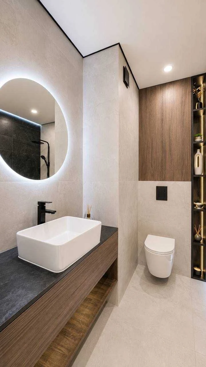 The apartment is 46 m2, fully equipped and with high-quality renovation.