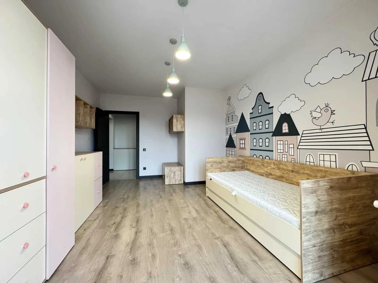 Exclusive apartment with furniture and appliances in a new building on