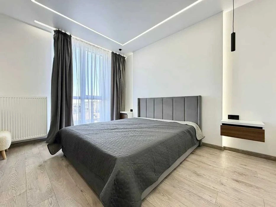 Cozy two-room apartment with a beautiful view of the city