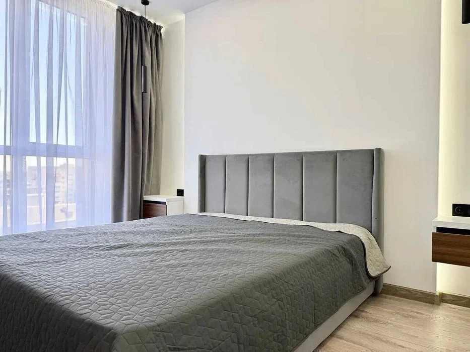 Cozy two-room apartment with a beautiful view of the city