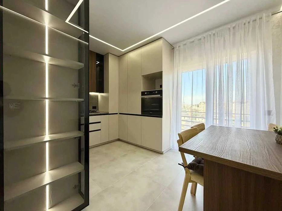 Cozy two-room apartment with a beautiful view of the city