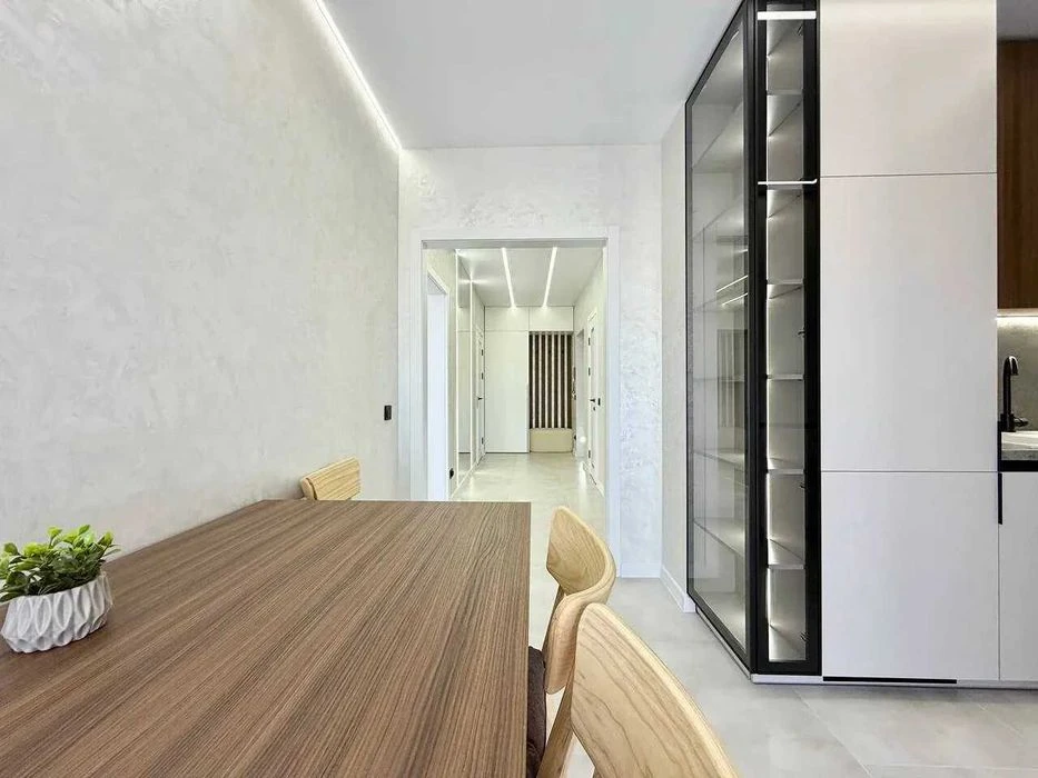 Cozy two-room apartment with a beautiful view of the city