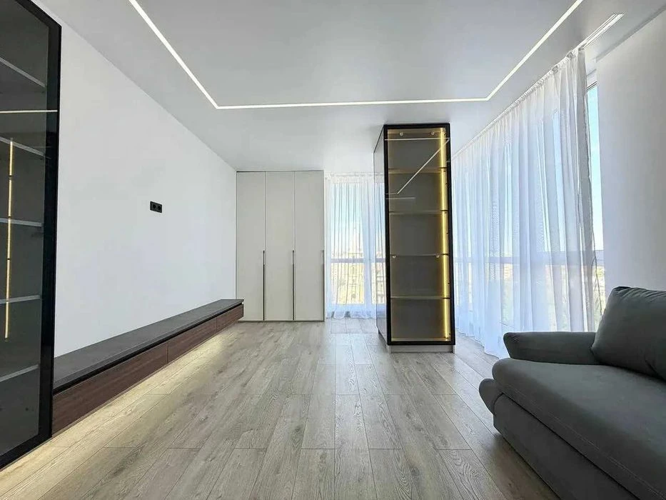 Cozy two-room apartment with a beautiful view of the city