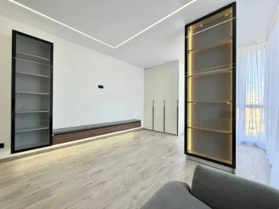 Cozy two-room apartment with a beautiful view of the city