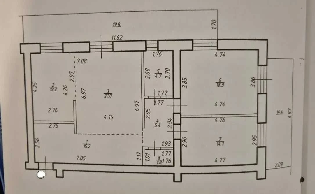 Продаж просторої 3 кім. квартири в преміальному ЖК Клубне 12