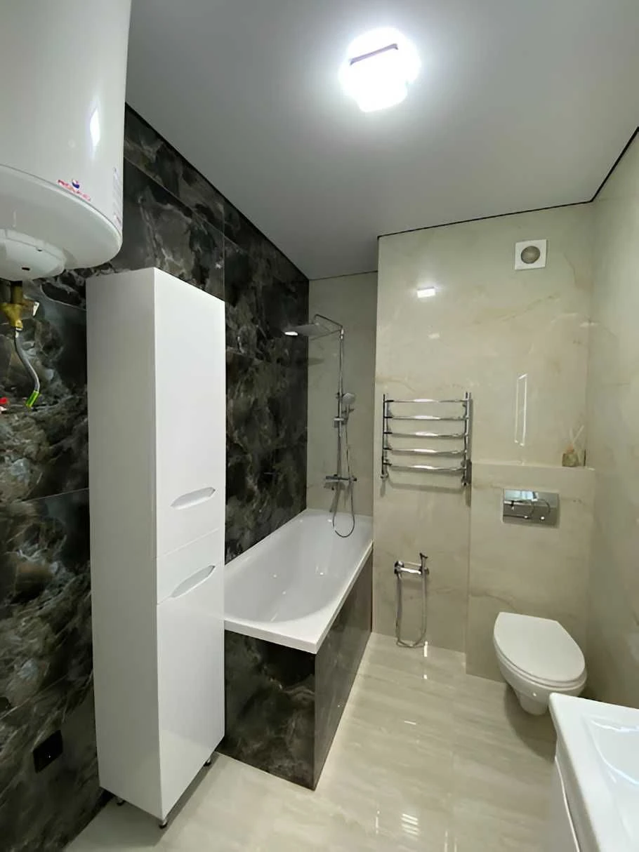 Sale of a 1-room apartment with renovation in a rented house