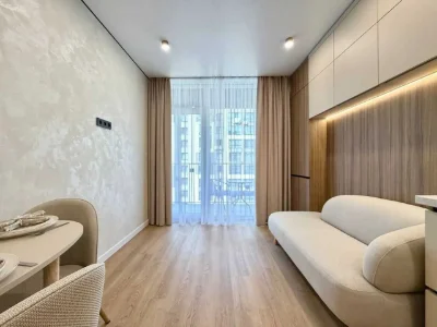 Modern two-room apartment with balcony