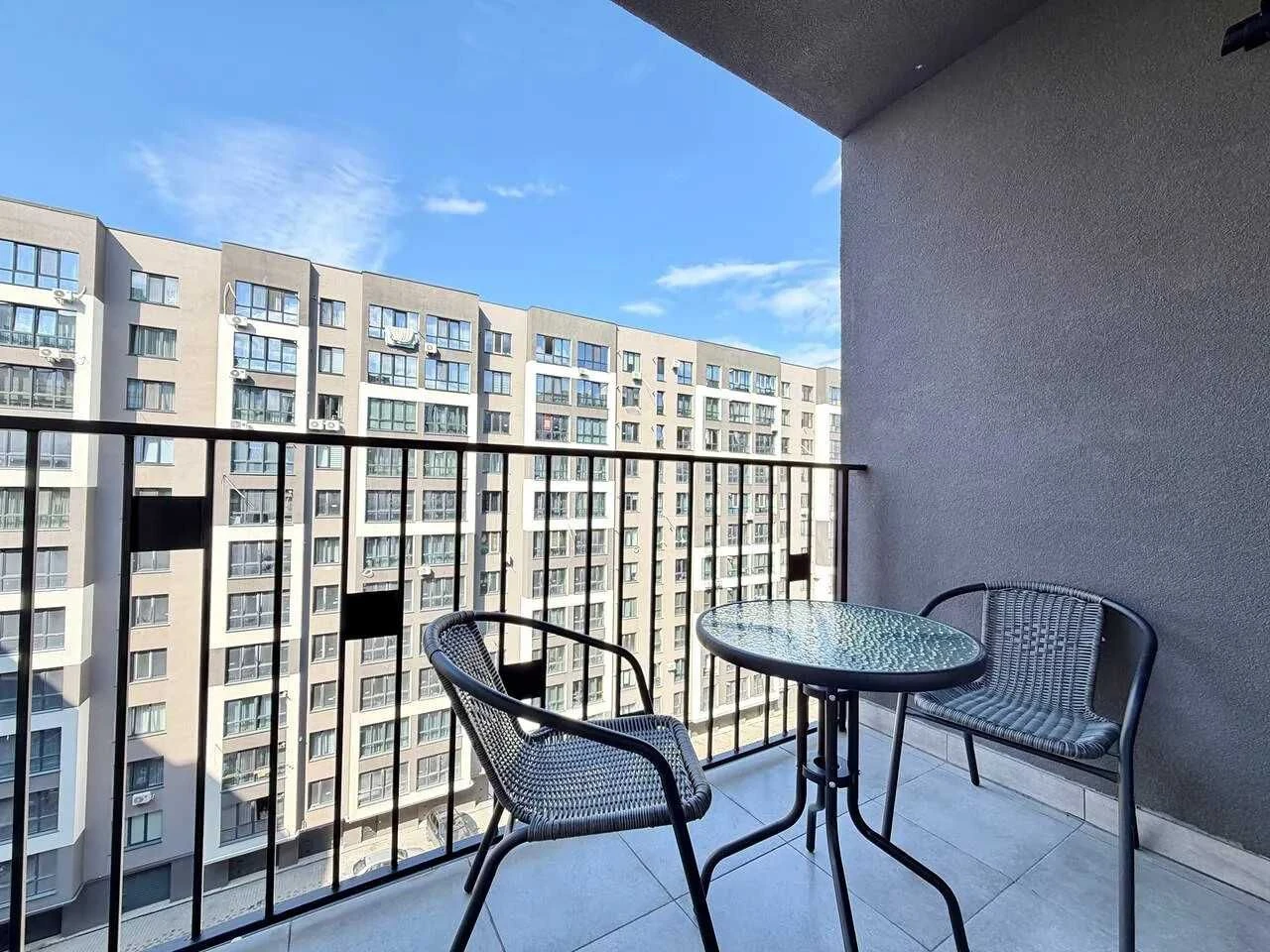 Modern two-room apartment with balcony