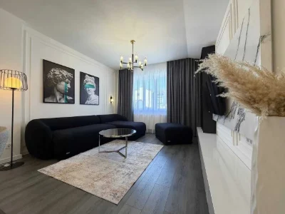 2-room apartment with kitchen-living room near the city center