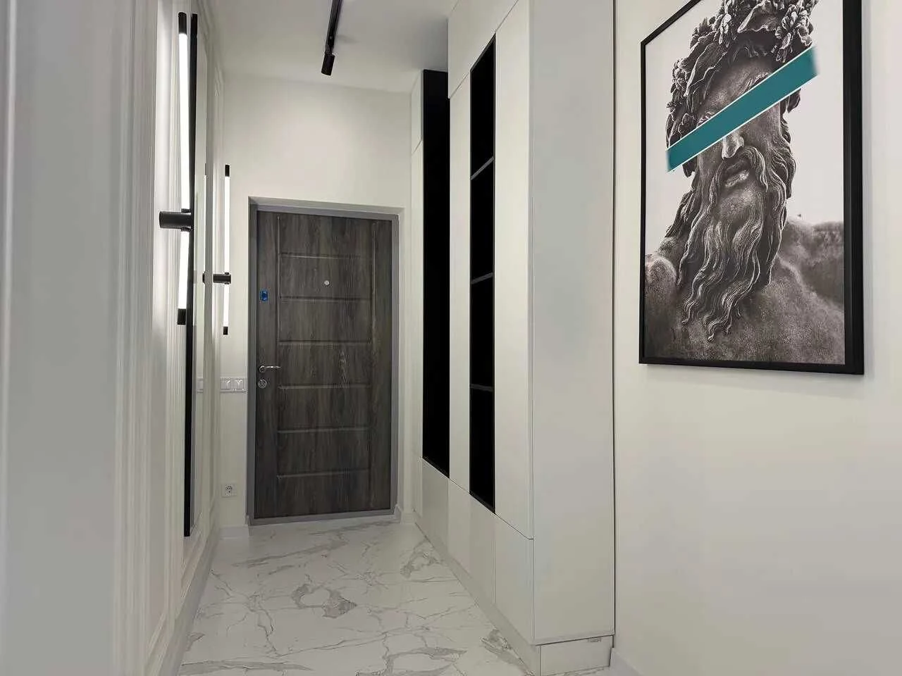 2-room apartment with kitchen-living room near the city center