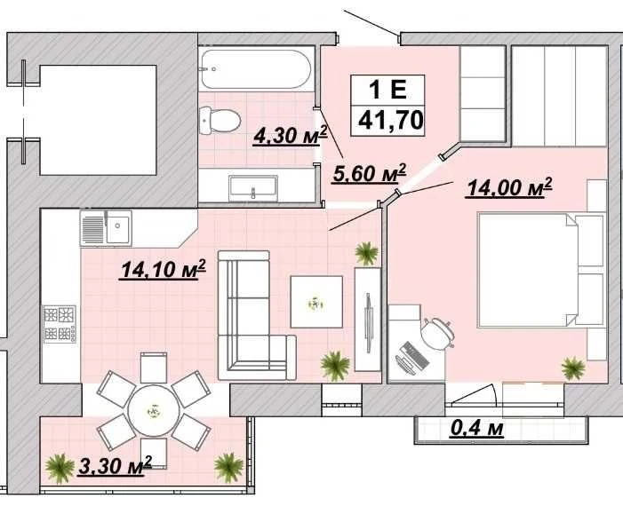 Терміновий продаж 1К квартири — лише 33 тис.$