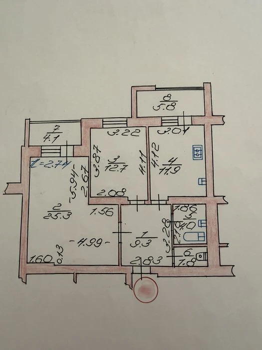 Продаж 2-х кімнатної квартири, новобудова