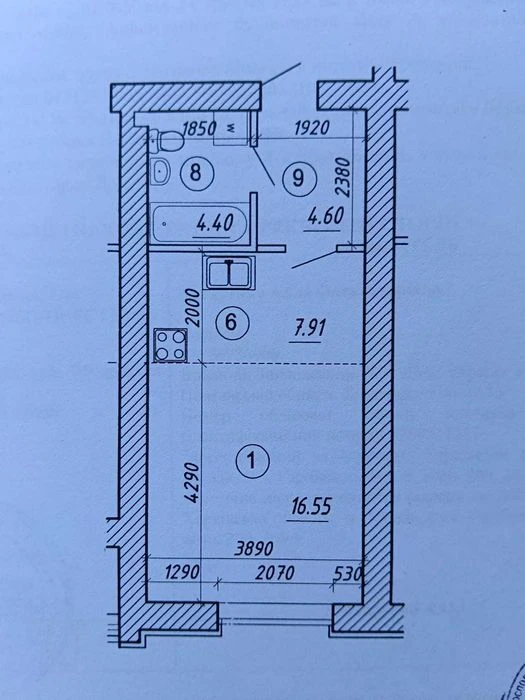 Продам 1-кімнатну квартиру в ЖК «Рів'єра», 22 корпус | 34 м²