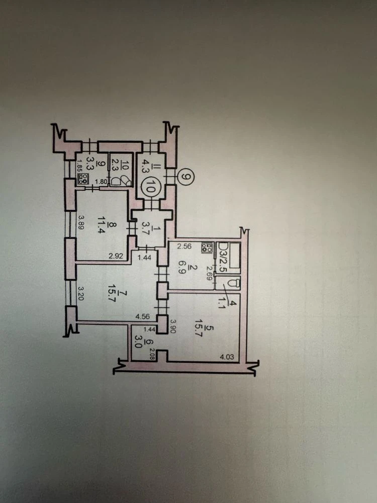 Продам 3к.квартиру. ЦЕНТР. Автономне газопалення