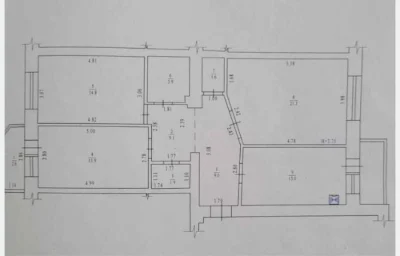 3к квартира 88м2 цегла котел поверх 2/7 Центр