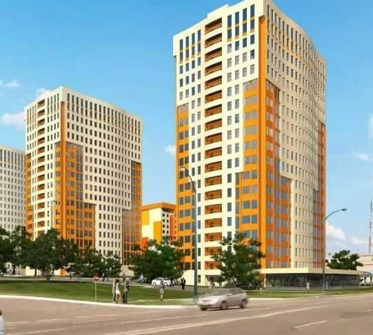 I will sell a 1-room apartment with an area of 44.4 m2 in the residential complex Meridian from the dock