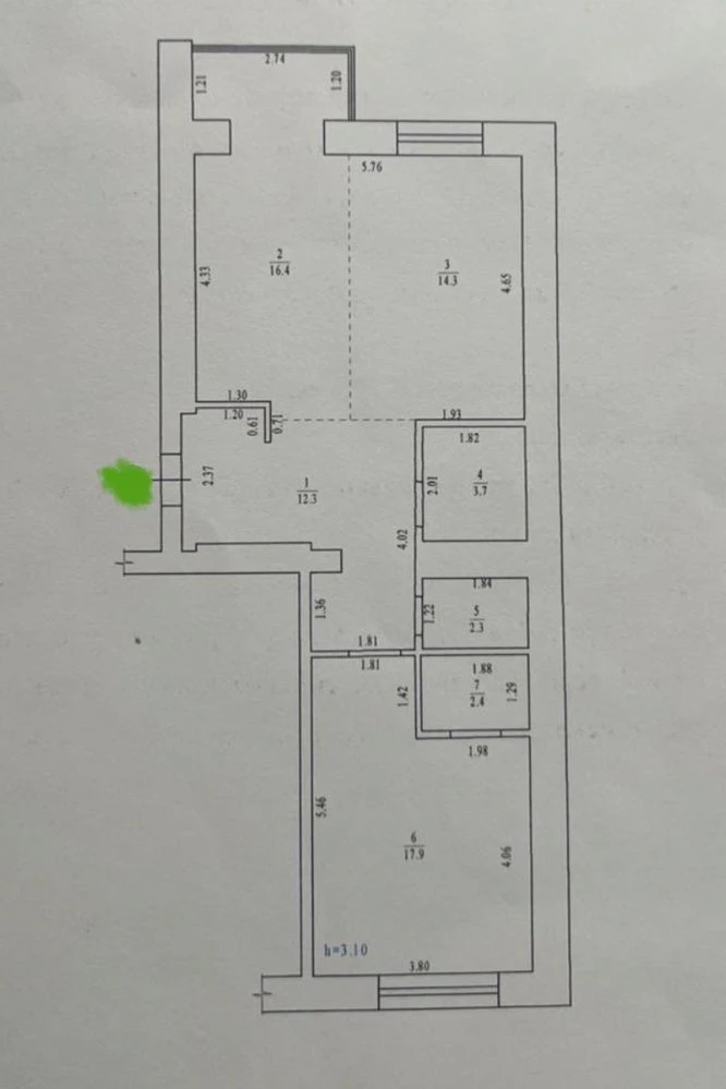 Продаж 2к квартира, ЦУМ, новобудова, 69м2
