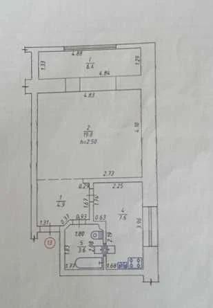Продаж 1к квартири з великою лоджією і своїм підвальним прим