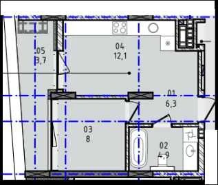 Продаж квартири  в новобудові ЖК Nova City