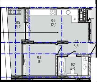 Продаж квартири  в новобудові ЖК Nova City