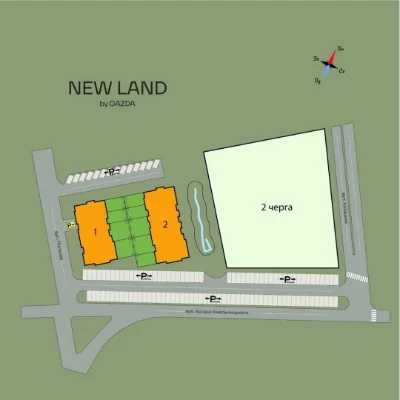 3-кімнатна квартира | NEW LAND BY GAZDA | Ужгород - Без комі