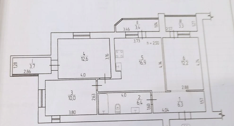 Продаж комфортної 3х кімн. квартири, на центральній Митниці.