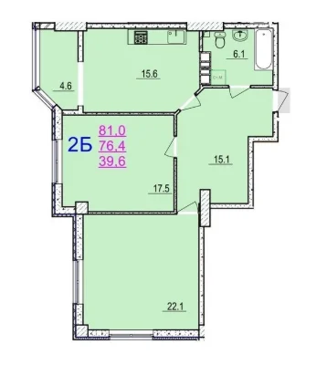 Продам 2к квартиру ЖК VOLDIM | Митниця | Підземний паркінг
