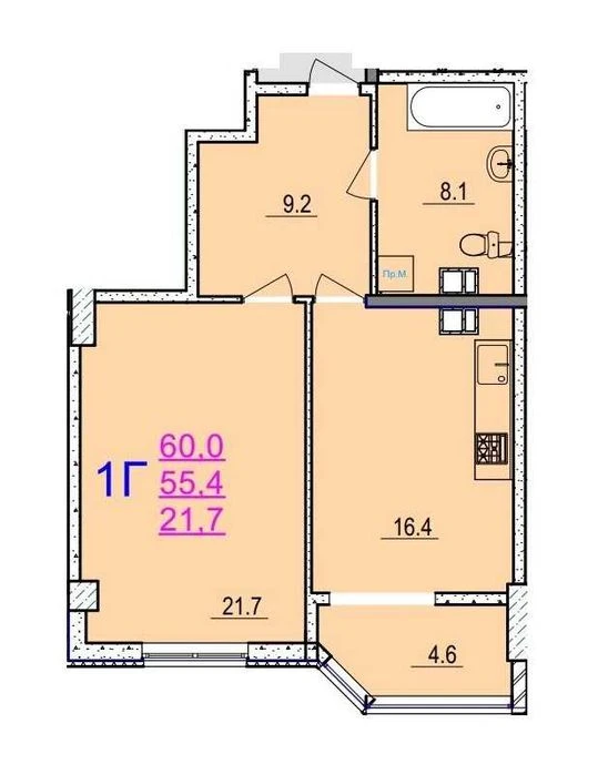 Продам 1к квартиру в ЖК  VOLDIM | Митниця |