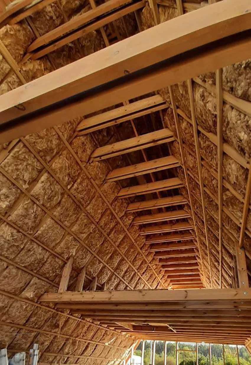 Дім в сучасному стилі A-frame, домокомплект на 100 кв.м. з ф