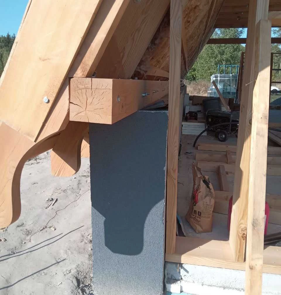 Дім в сучасному стилі A-frame, домокомплект на 100 кв.м. з ф
