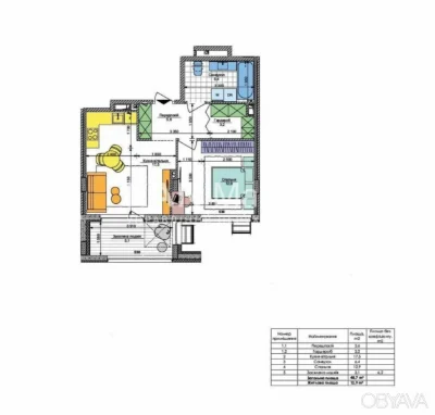 1-комнатная квартира, 48 кв.м