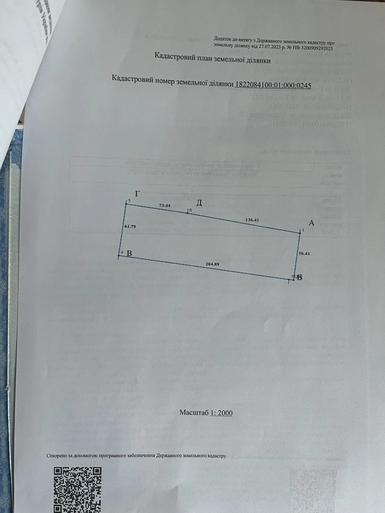 земельна під АЗС та майновий комплекс фасад 220 метрів
