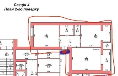 ID 39736 | 2к Виставка | ЖК «Олімпійський-6» | 78 м² | 2/10