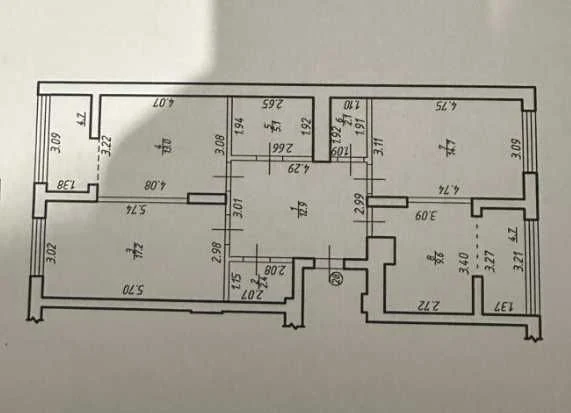 3-кімнатна квартира 86,4 м² | Millennium Elite | Зданий буди