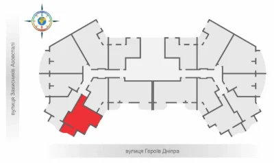 Продаж 1к квартири, перша лінія, р. Дніпро, м. Черкаси