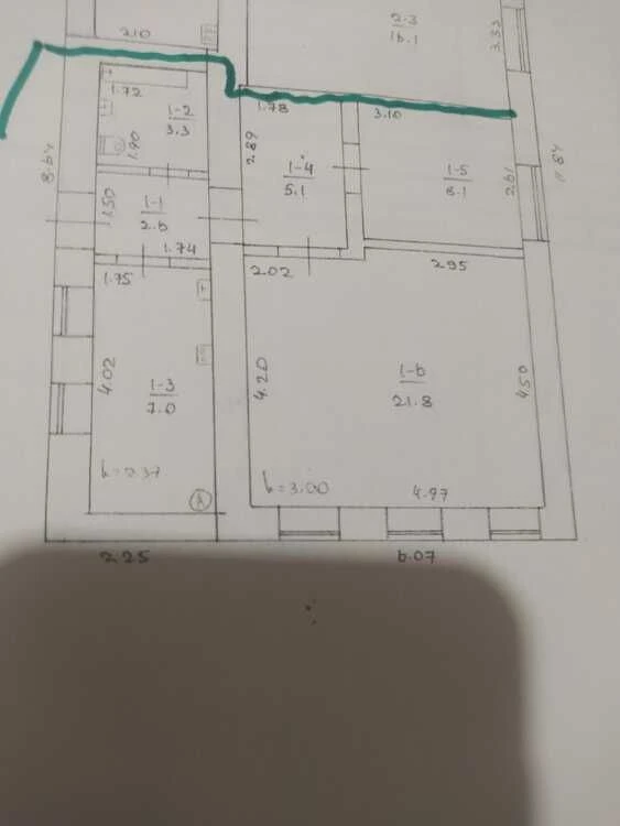 Продаю полдома 3 к 55 кв.м ул.3 Слободская - Чкалова фасад 2