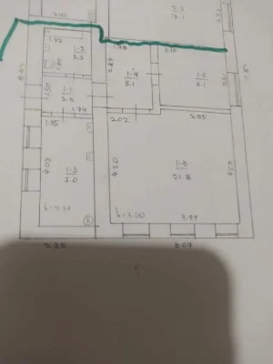 Продаю полдома 3 к 55 кв.м ул.3 Слободская - Чкалова фасад 2