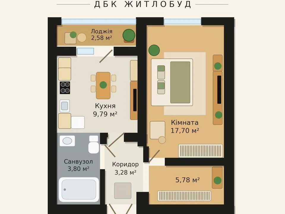 Квартира. Київ, Героїв Енергетиків вул.