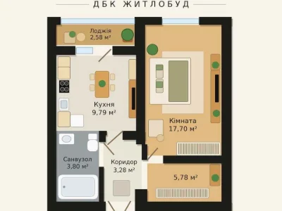 Квартира. Київ, Героїв Енергетиків вул.