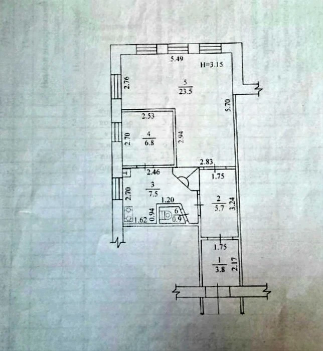 SV S4 For sale 2-room apartment Kholodna Gora st. Terikhovs