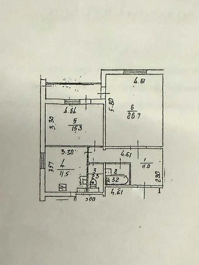 Sale of a 2-room apartment of 73 m², Darnytskyi Bul., 8