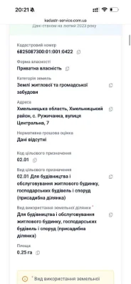 Продаж ділянки 25 соток
