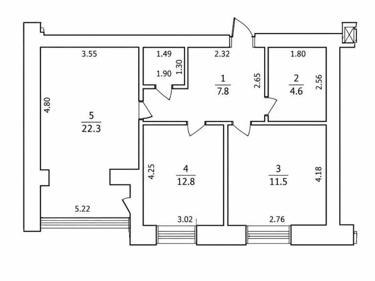Продам 2-кімнатну квартиру в ЖК Авіла, 61 м², зданий будинок