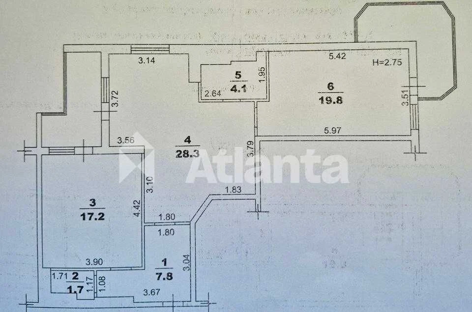 Мегацена— 630 $ за м² двухкомнатная квартира в сердце Киевск