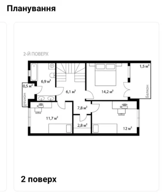 Продаж чорнового таунхауса/КМ Sherwood