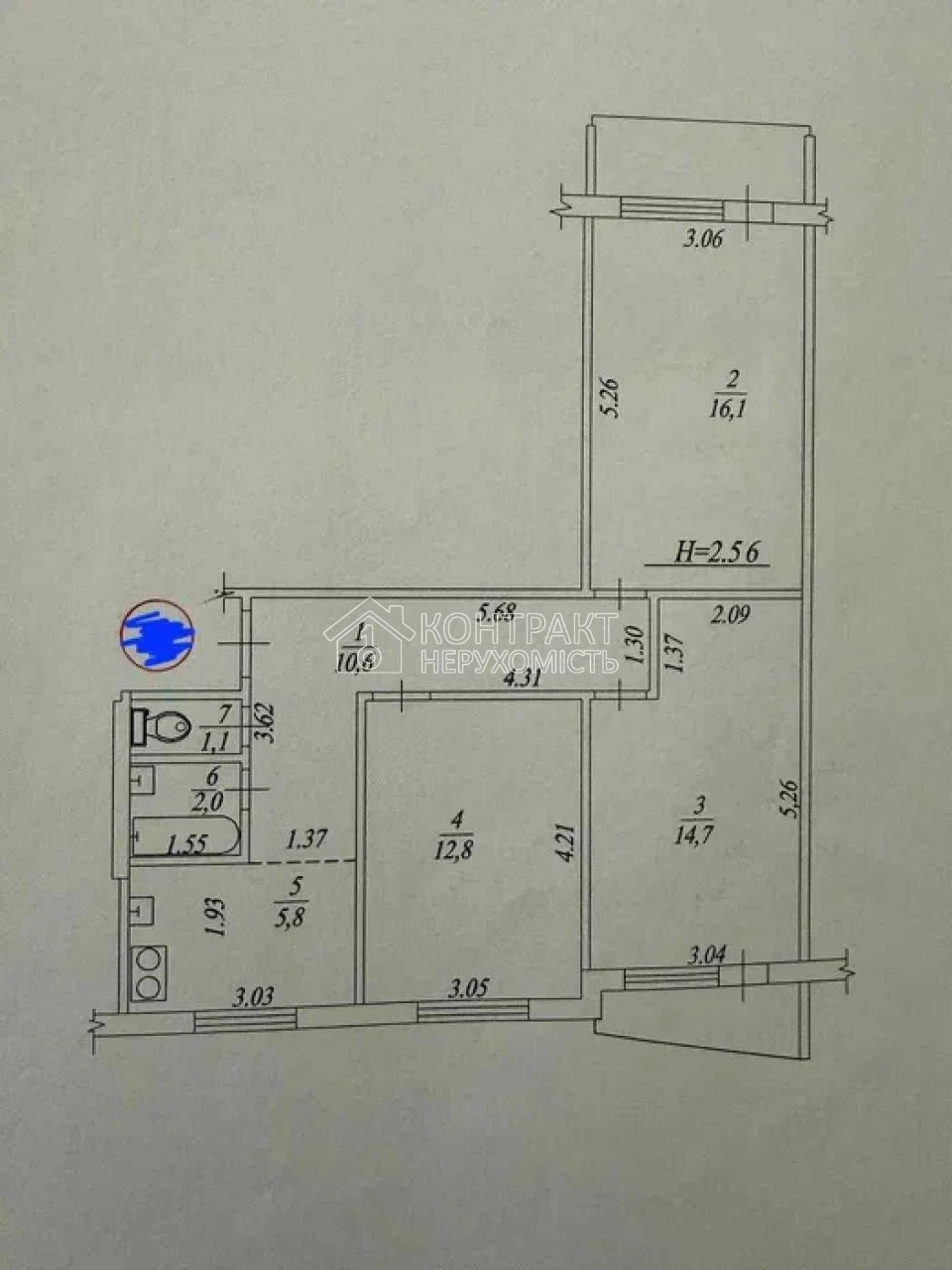 Продажа 3 комн. кв. Академика Павлова м. Студенческое.